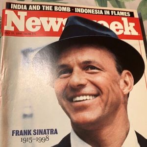 Newsweek Frank Sinatra death May 1998 vintage